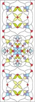 Шаблон для витража T-1011