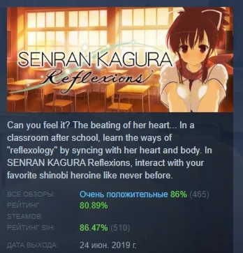 SENRAN KAGURA Reflexions АВТОДОСТАВКА STEAM РОССИЯ