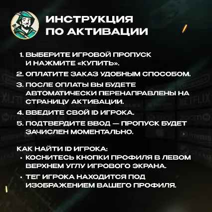 ИГРОВОЙ ПРОПУСК BRAWL PASS PLUS ПО UID АВТО 24/7