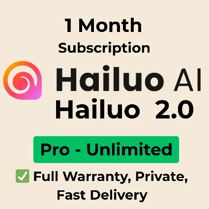 Подписка Hailuo 2.0 Unlimited на ваш аккаунт + Быстро