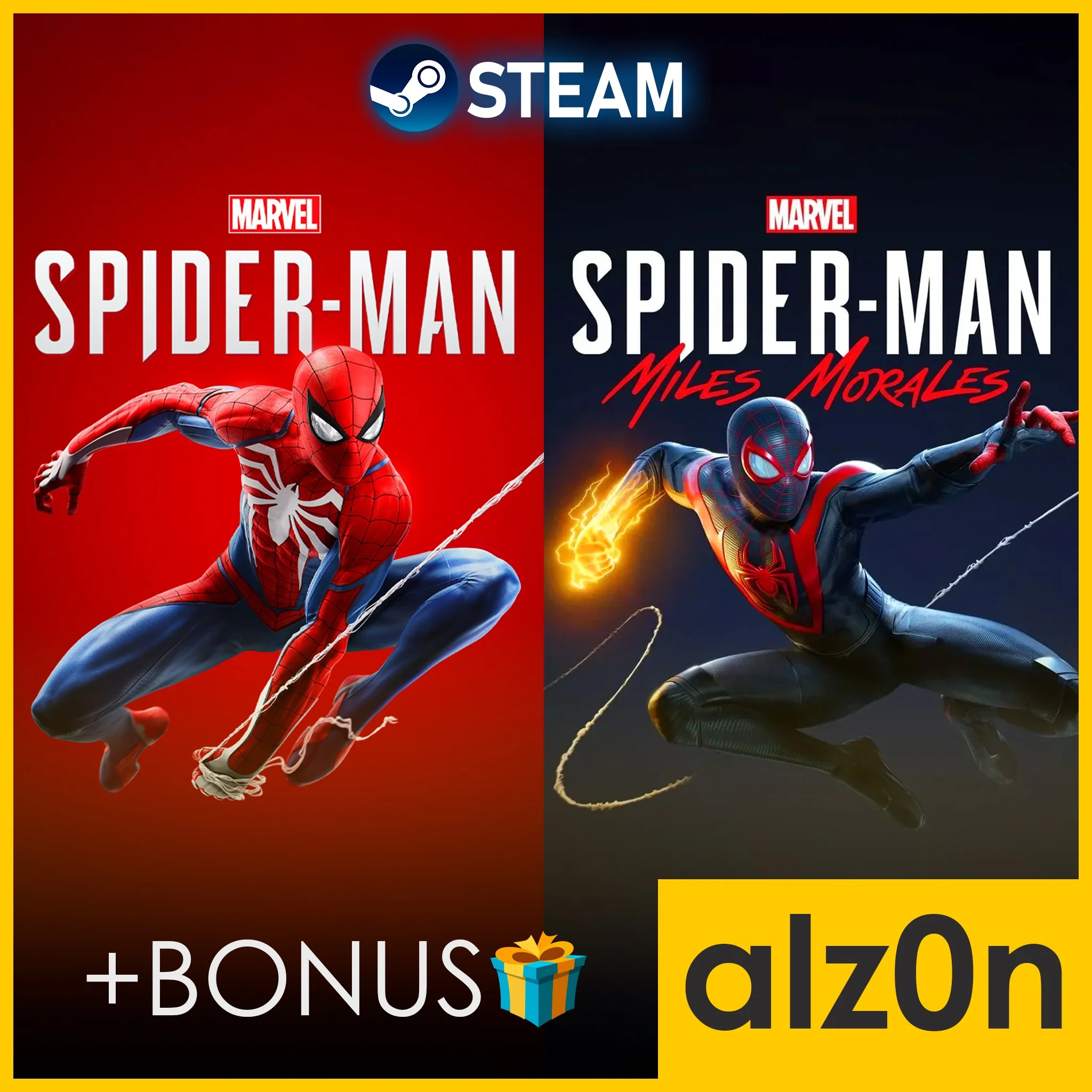 🟥Marvel’s Spider-Man Remastered + Miles Morales・STEAM・