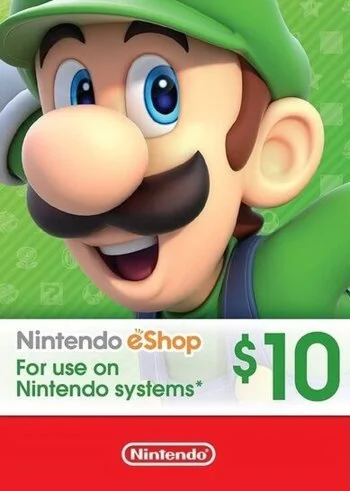 Nintendo eShopCard 10 USDКлюч картаНинтендоСША