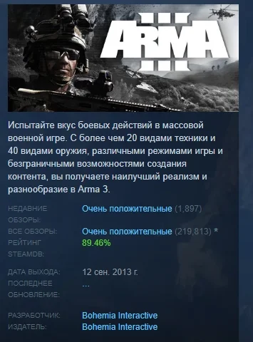 Arma 3 АВТОДОСТАВКА  STEAM РОССИЯ