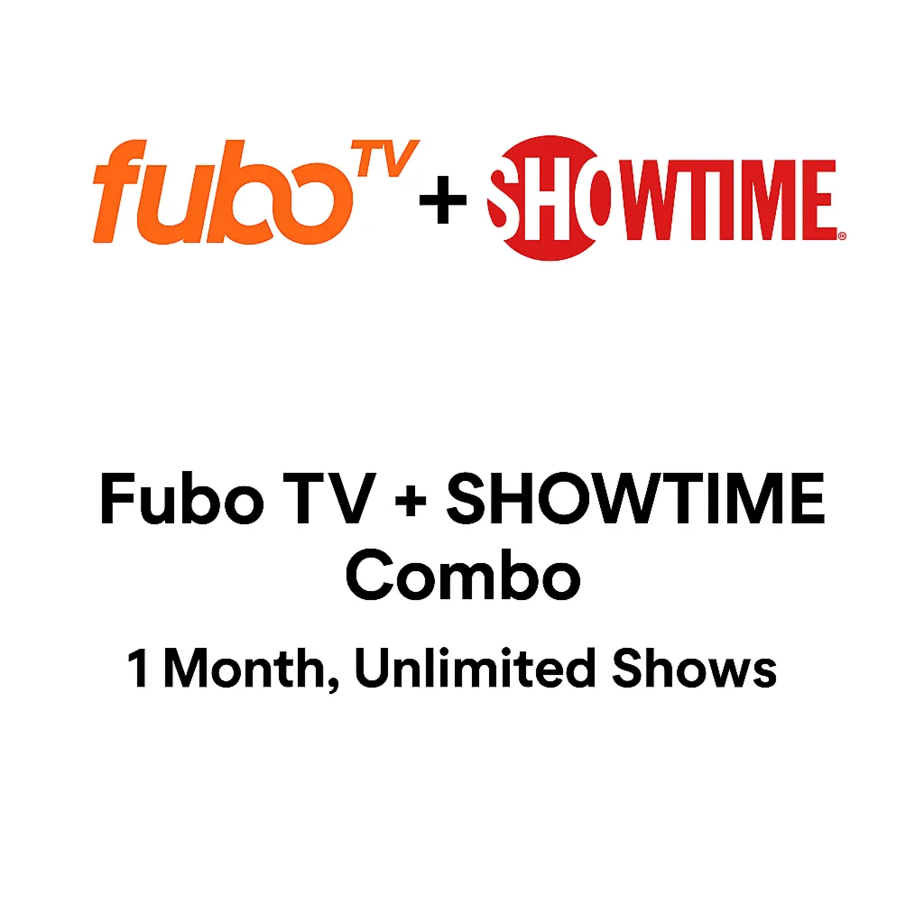  Комбо Fubo TV + SHOWTIME — 1 месяц, безлимитные шоу