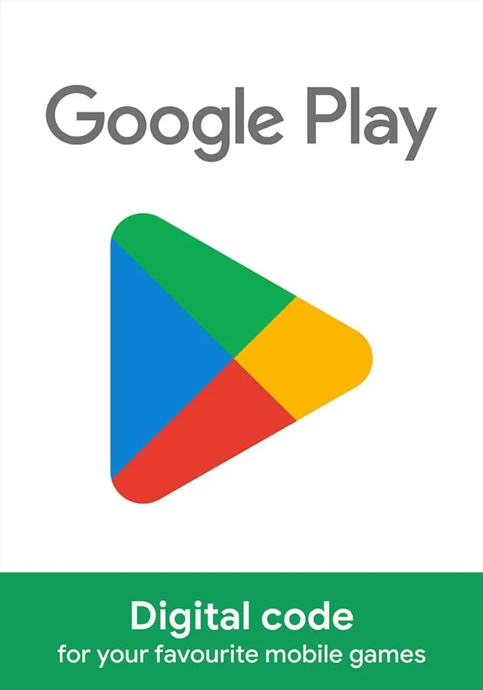 Google Play 5-10-15-20-25-50-100-200 долларов США