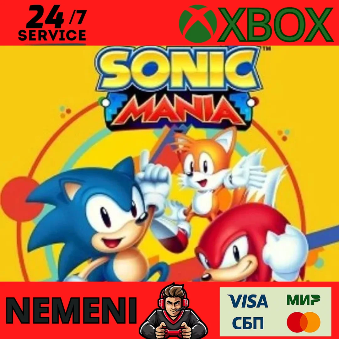 Sonic Mania XBOX ONE / SERIES X/S  КЛЮЧ