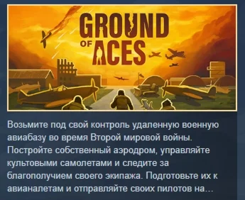 Ground of Aces АВТОДОСТАВКА STEAM РОССИЯ