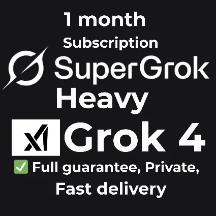 Grok AI | xAI 🧠 SuperGrok 4 Подписка 1 месяц
