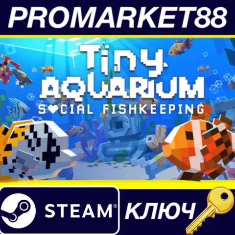 ⭐Tiny Aquarium: Social Fishkeeping Steam КЛЮЧ GLOBAL