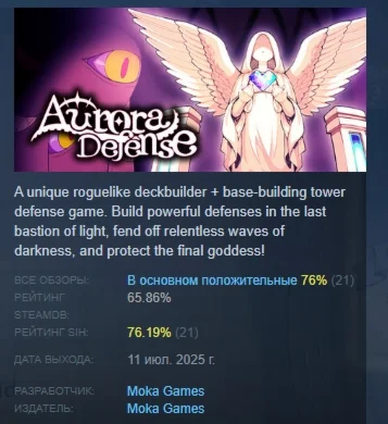 Aurora Defense АВТОДОСТАВКА STEAM РОССИЯ