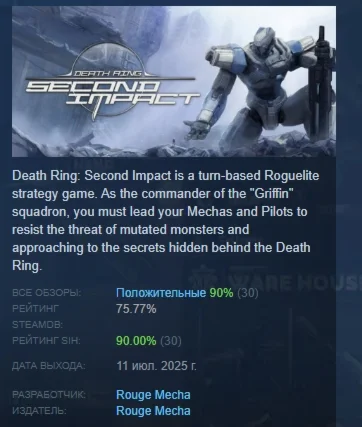 Death Ring: Second Impact АВТОДОСТАВКА STEAM РОССИЯ