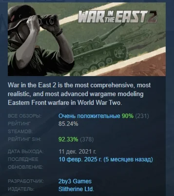 Gary Grigsby's War in the East 2 STEAM GIFT РОССИЯ
