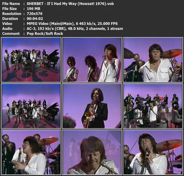 SHERBET - If I Had My Way