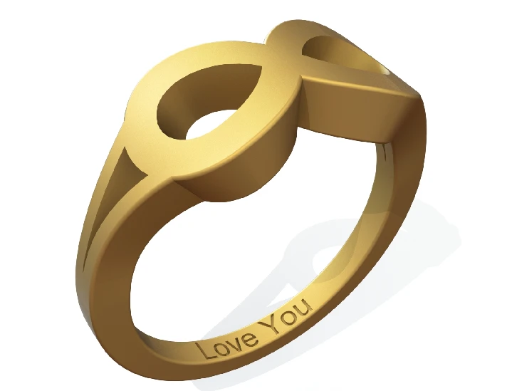 Lesson №70. Modeling ring "Infinity"