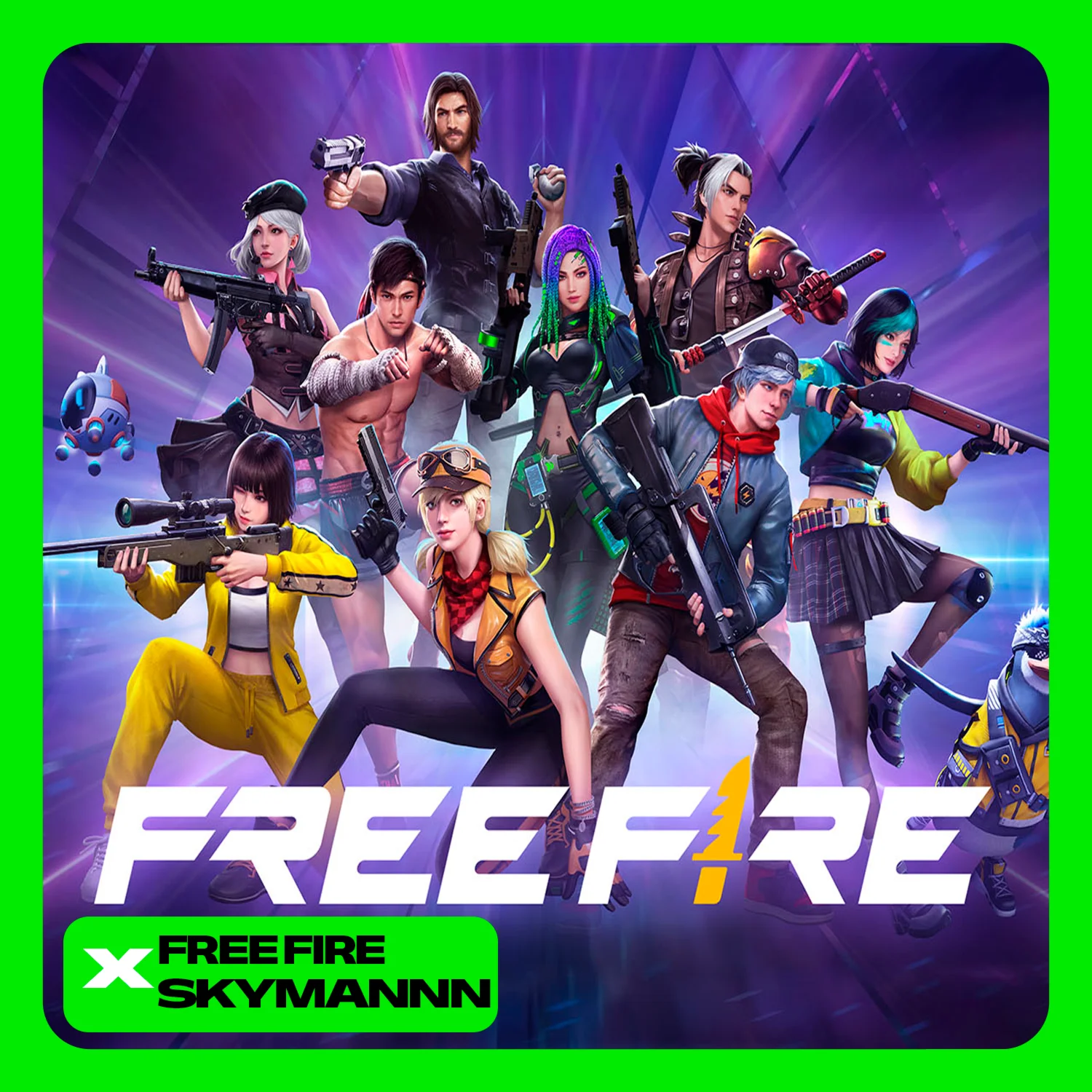 🟡Free Fire (Garena) 110-2420 Diamond Pins GLOBAL KEY