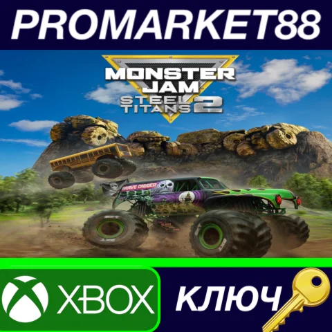 ⭐ Monster Jam Steel Titans 2 EU XBOX One / Xbox Series