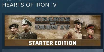Hearts of Iron IV - Starter Edition STEAM GIFT РОССИЯ