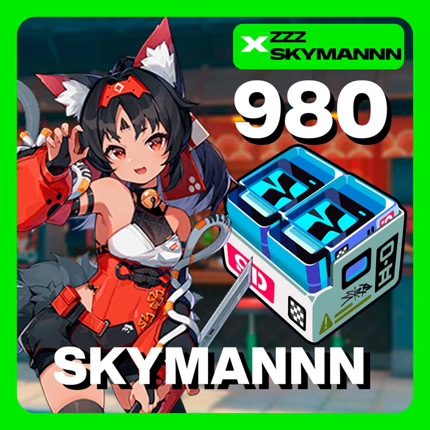 ZENLESS ZONE ZERO | 980 + 110 МОНОХРОМОВ | БЫСТРО