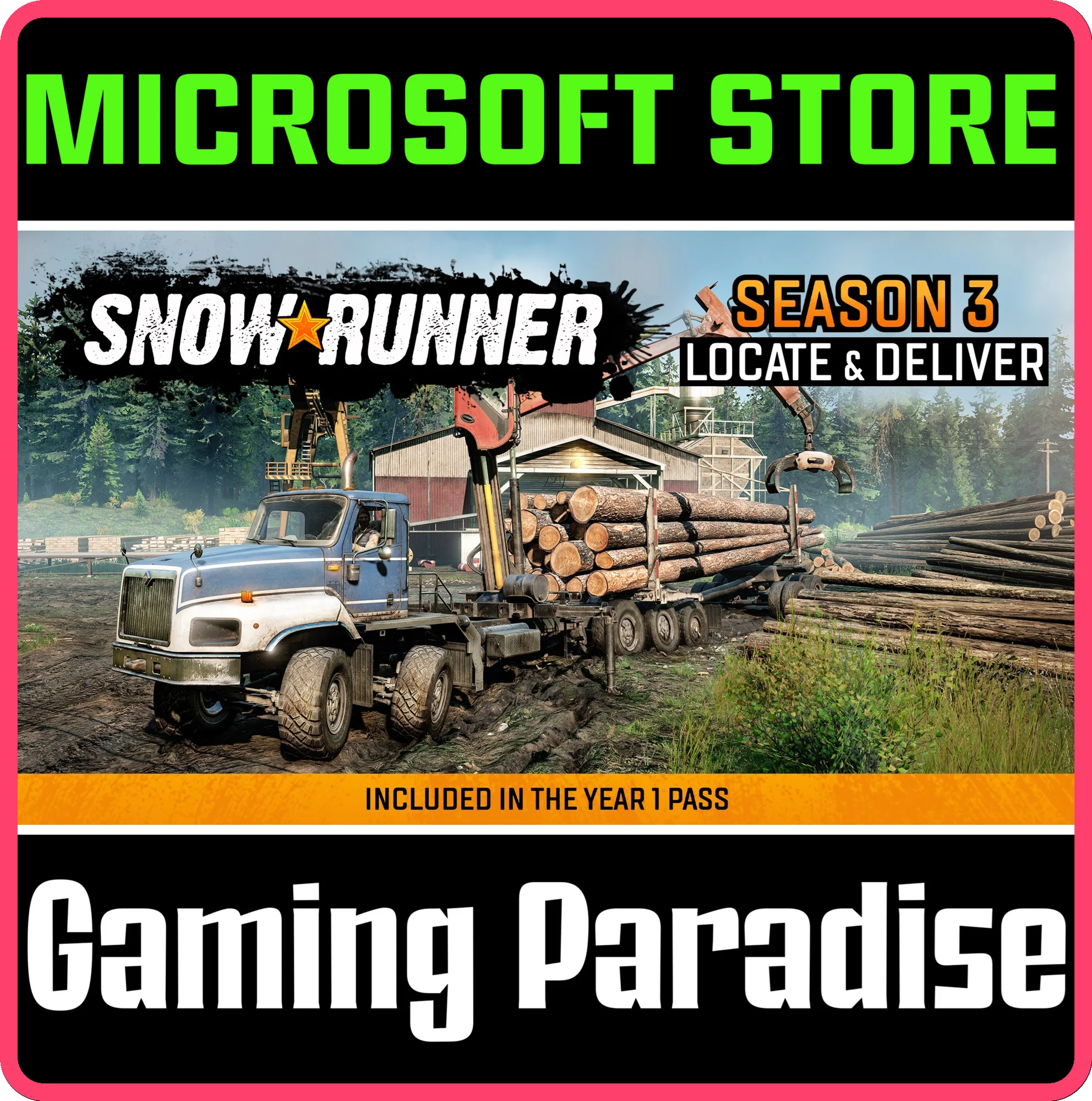 SNOWRUNNER - SEASON 3: LOCATE & DELIVER (WINDOWS 10) PC
