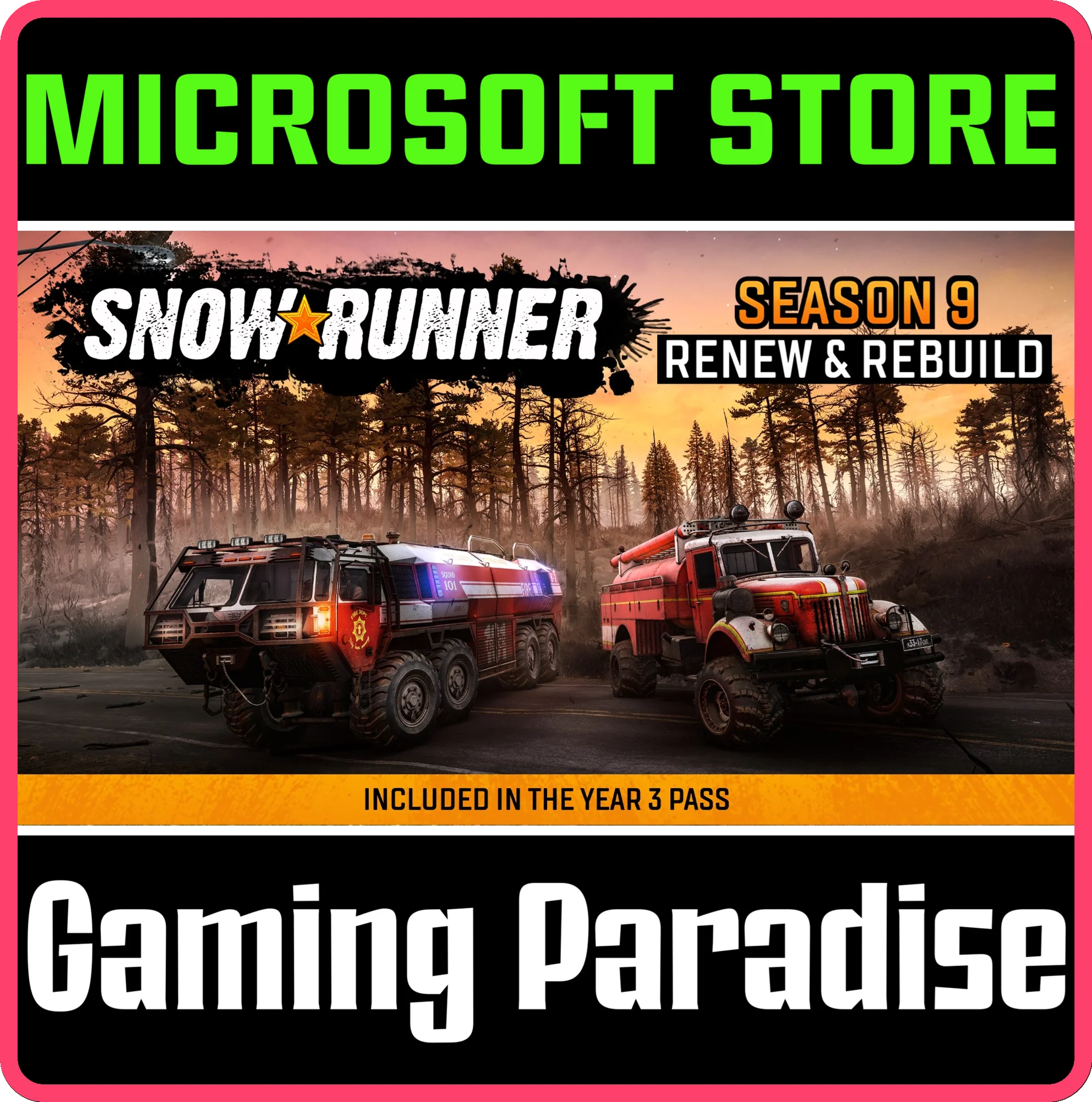 SNOWRUNNER - SEASON 9: RENEW AND REBUILD (WINDOWS) PC (
