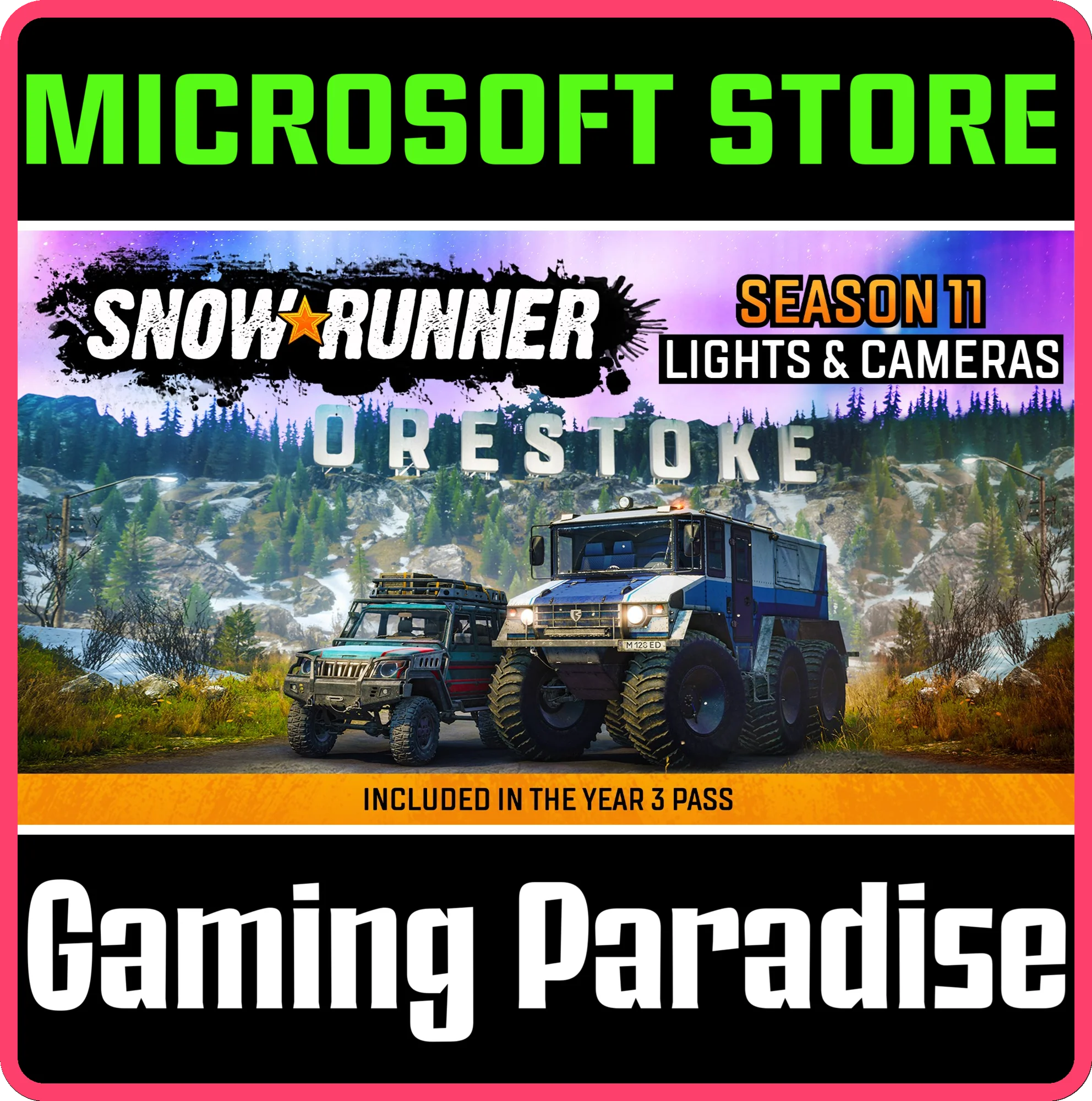 SNOWRUNNER - SEASON 11: LIGHT AND CAMERAS (WINDOWS) PC