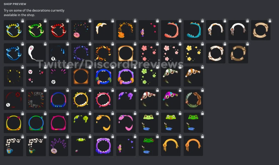 Gift Cheap Discord Decoration Avatars (Gift links!!!)