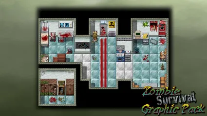 ⭐ RPG Maker: Zombie Survival Graphic Pack Steam КЛЮЧ