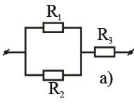 100. Три сопротивления (R1 = 1 Ом, R2 = 2 Ом и R3 = 3 О