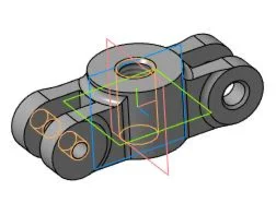 Model (3D) of the traverse part in the compass program