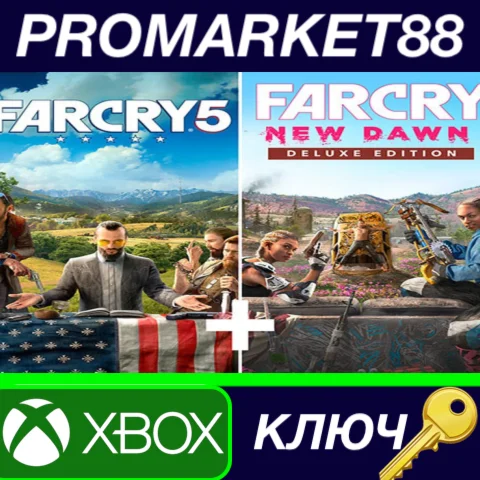 ⭐ Far Cry 5 + Far Cry New Dawn Deluxe Edition Bundle EU
