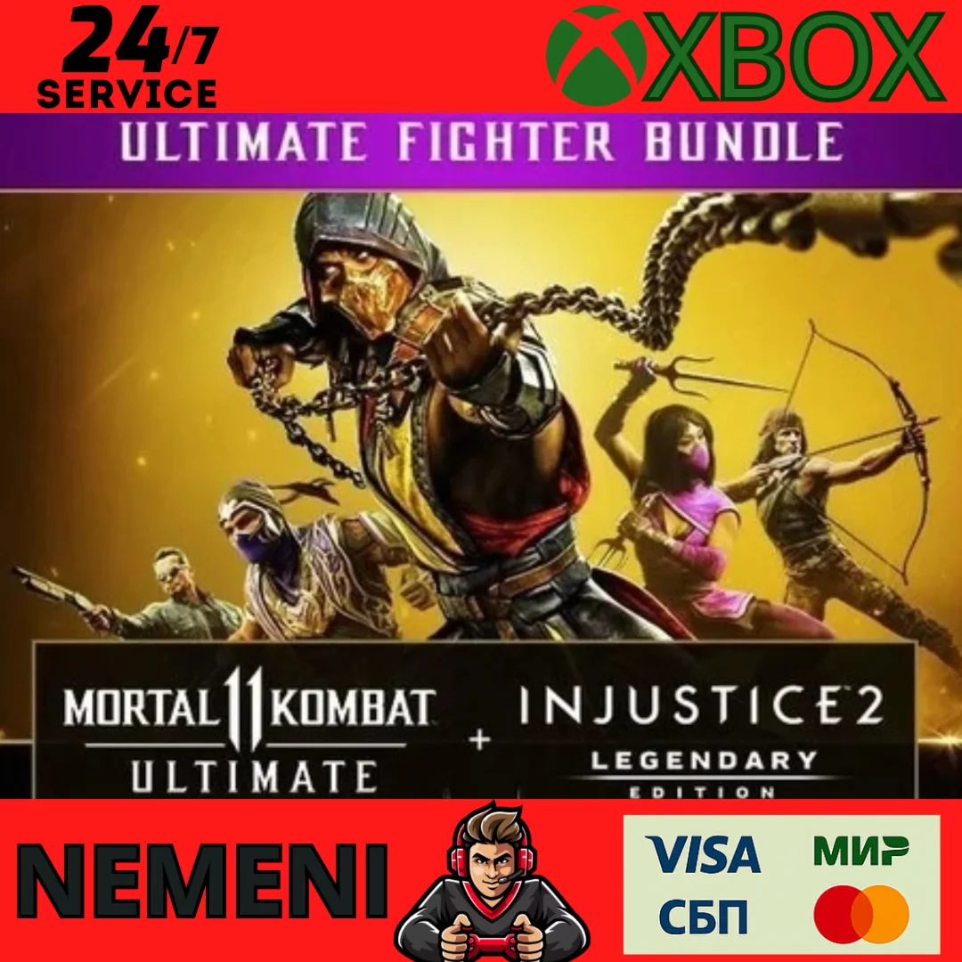 Mortal Kombat 11 Ultimate + Injustice 2 Leg XBOX KEY