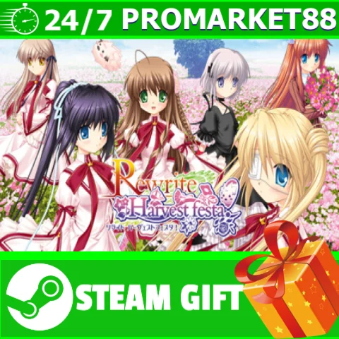 ⭐️ВСЕ СТРАНЫ+РОССИЯ⭐️ Rewrite Harvest festa! STEAM GIFT