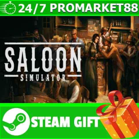 ⭐️ВСЕ СТРАНЫ+РОССИЯ⭐️ Saloon Simulator STEAM GIFT