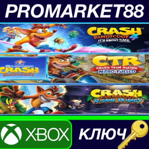 ⭐ Crash Bandicoot Crashiversary Bundle AR XBOX One / Xb