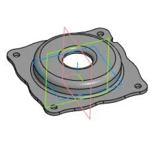 Operational sketches for manufacturing the bottom part