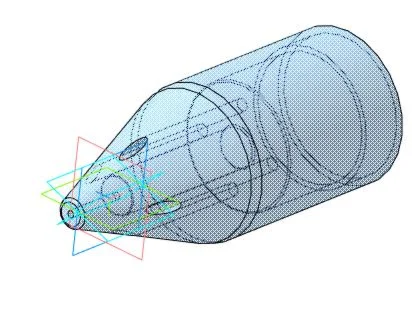 Чертеж и 3D модель детали обтекатель в программе компас