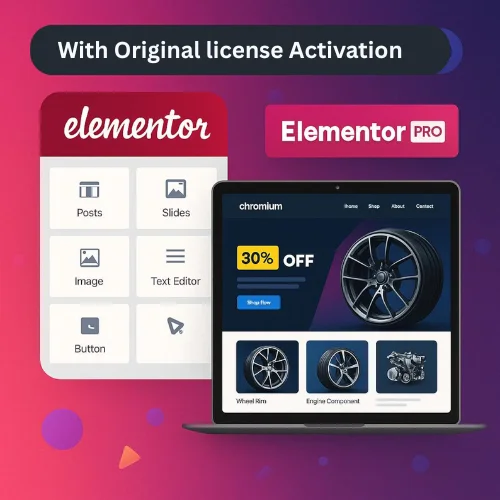 Официальная лицензия Elementor Pro на 1 год