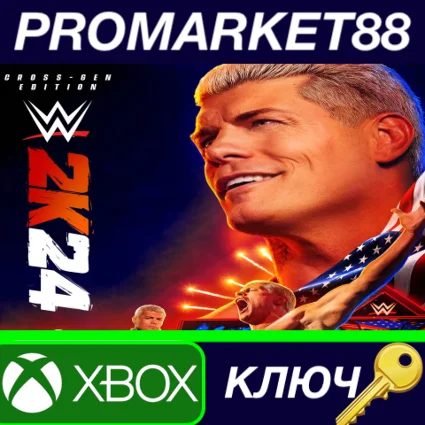 ⭐ WWE 2K24 Cross-Gen Edition US XBOX One / Xbox Series