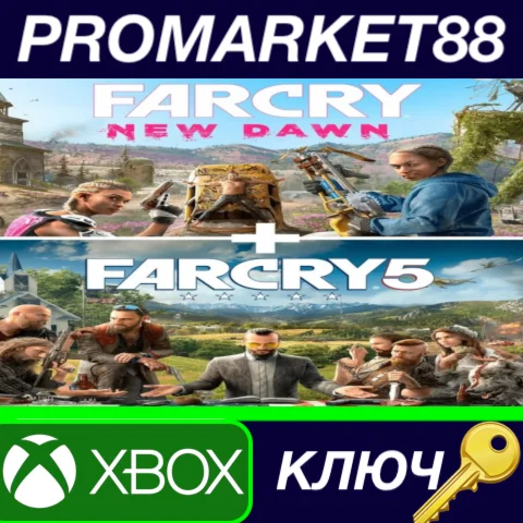 ⭐ Far Cry 5 + Far Cry New Dawn Deluxe Edition Bundle US