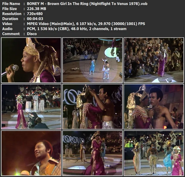 BONEY M - Brown Girl In The Ring