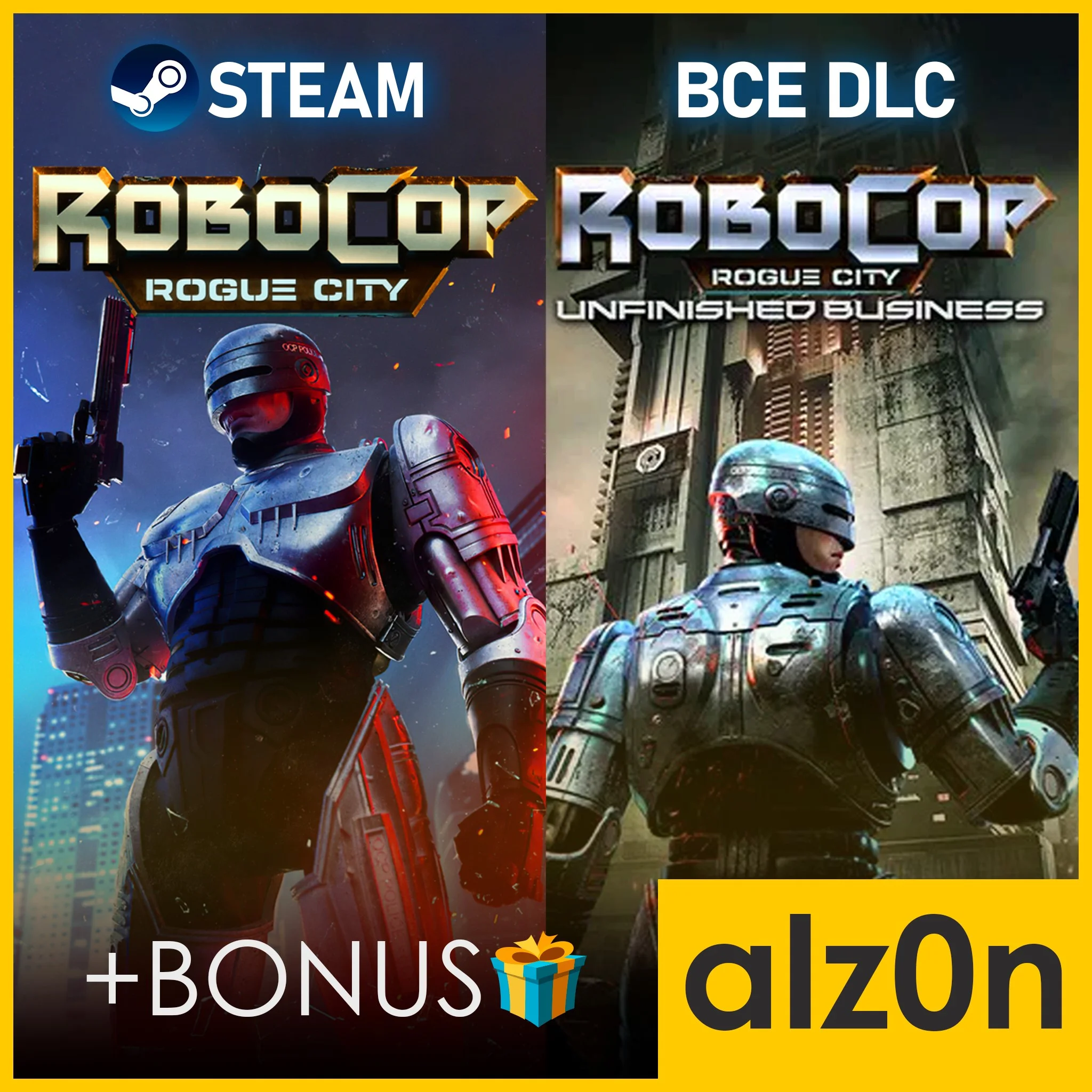 🟥RoboCop: Rogue City [ДВЕ ЧАСТИ]・STEAM・ГАРАНТИЯ・
