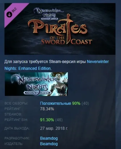 Neverwinter Nights - Pirates of the Sword Coast Premium