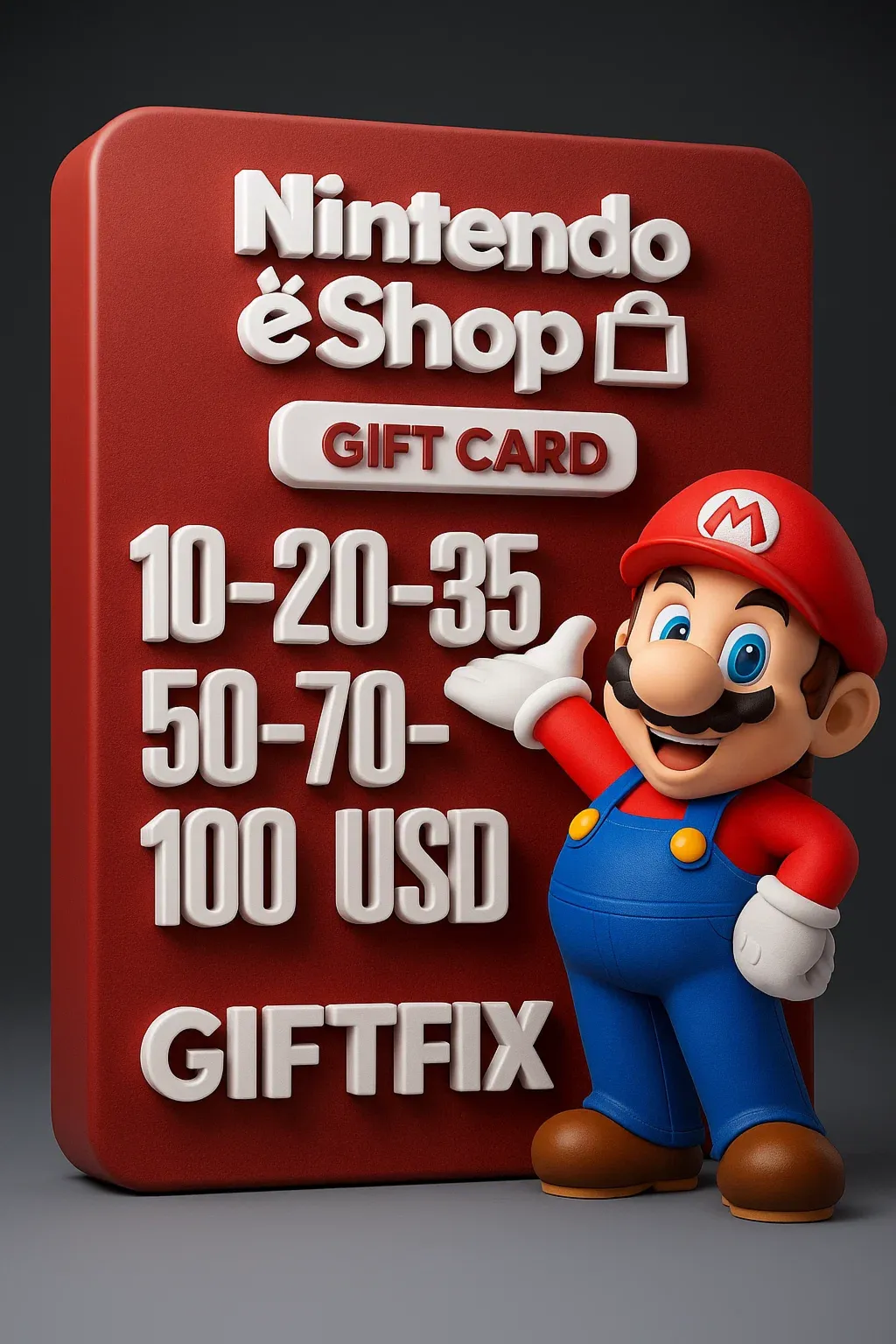 Nintendo eShop КАРТА 10-20-35-45-50-70-100$ USD