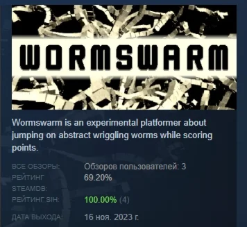 Wormswarm  АВТОДОСТАВКА STEAM РОССИЯ