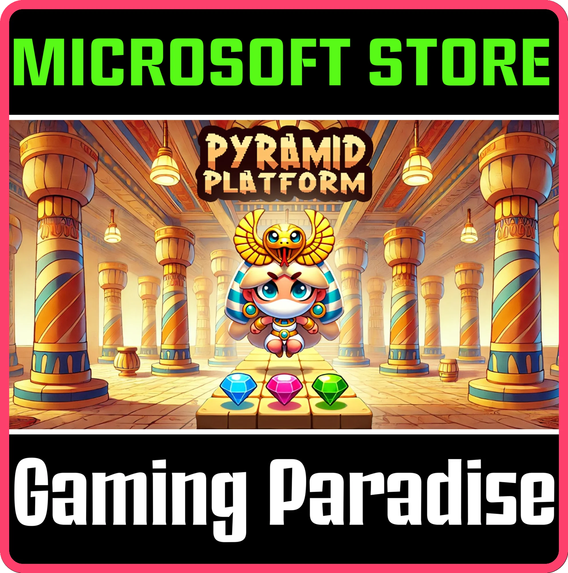 PYRAMID PLATFORMER - THE GEM HEIST WINDOWS PC (WIN) КЛЮ