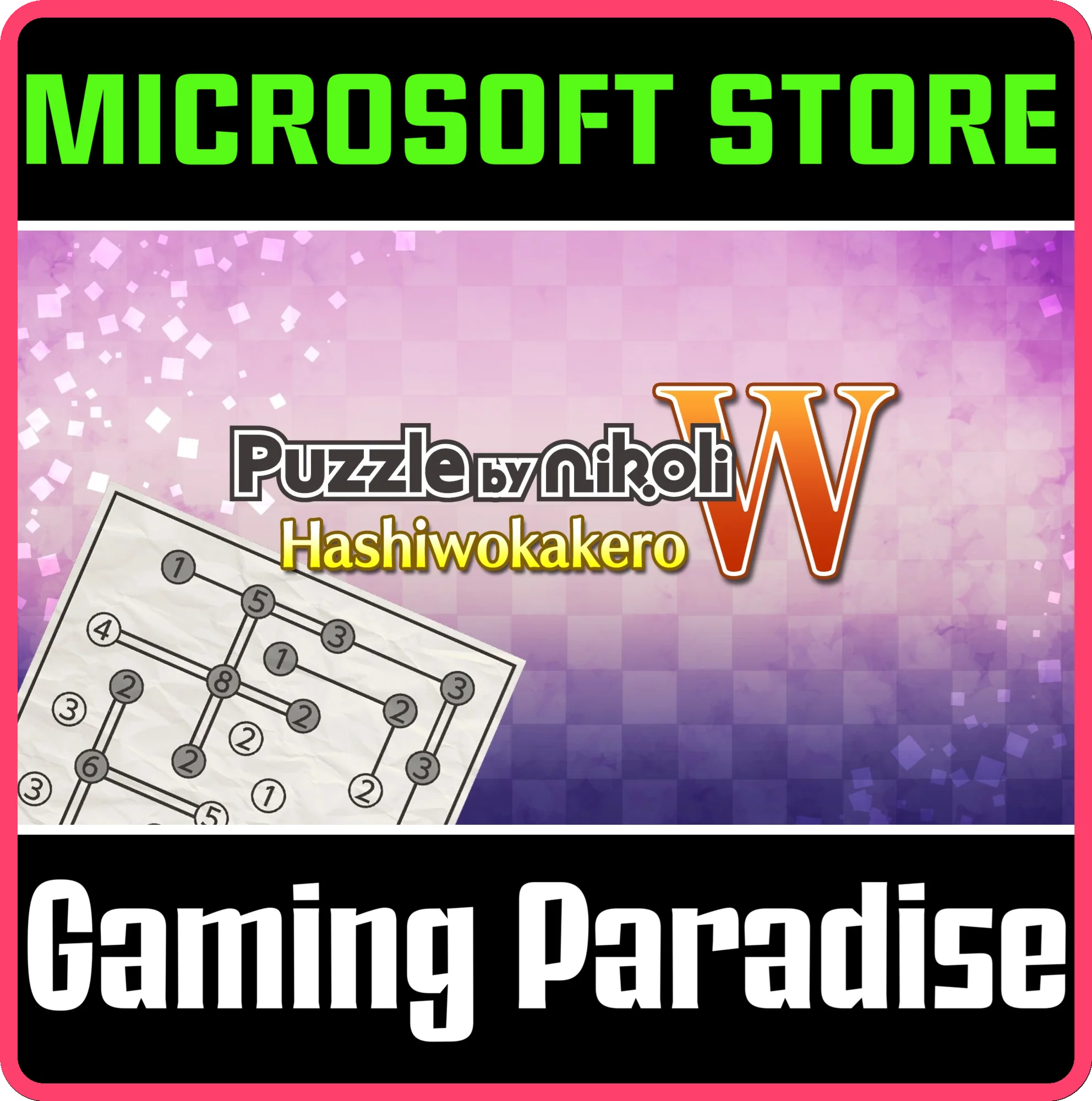 PUZZLE BY NIKOLI W HASHIWOKAKERO (WINDOWS) PC (WIN) КЛЮ
