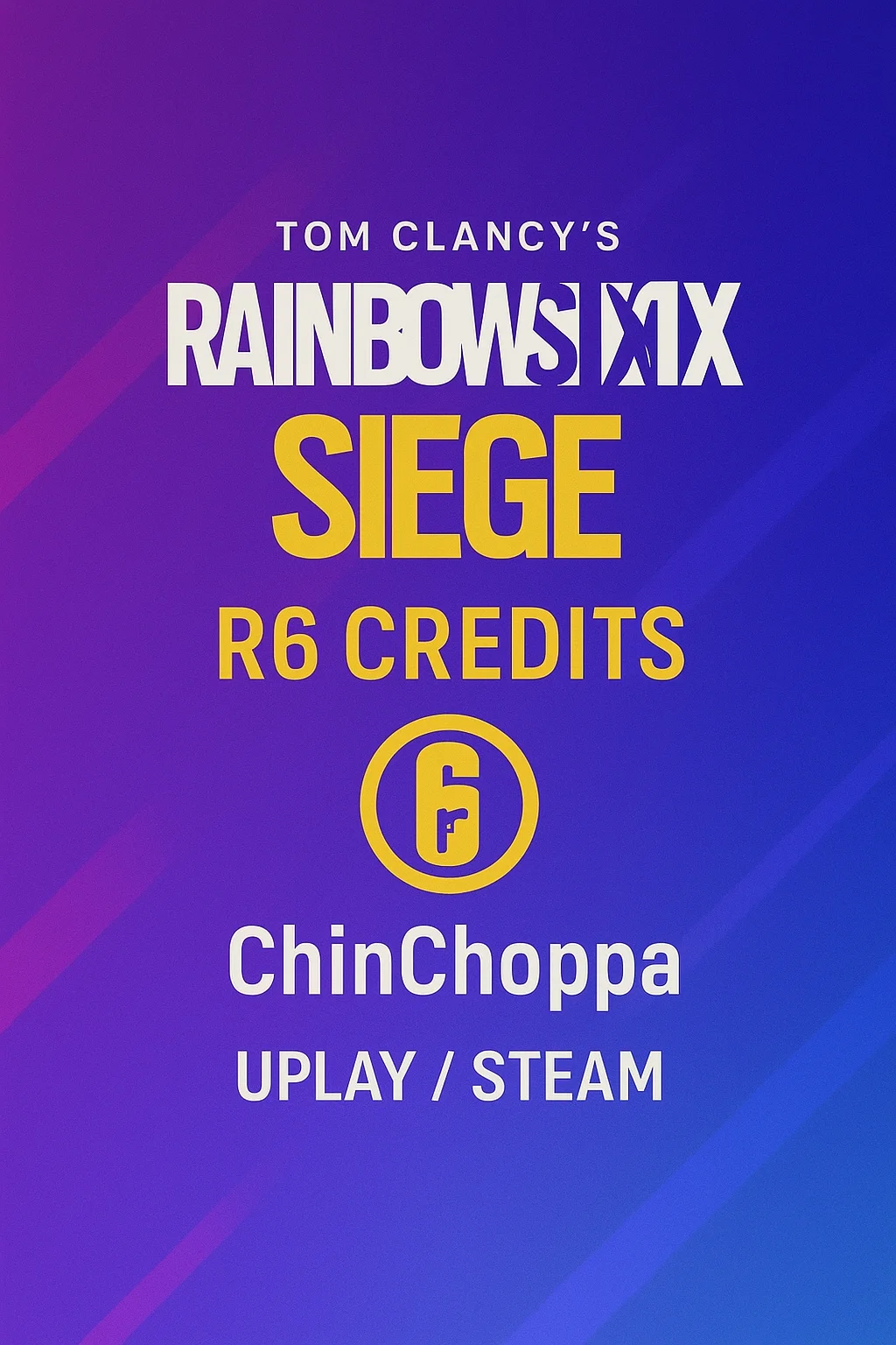 Rainbow Six-UPLAY/STEAM Кредиты 600-7200