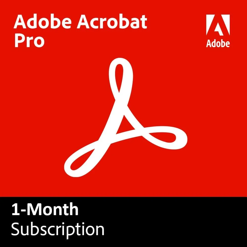 Adobe Acrobat Pro - Месячная подписка Глобальная версия