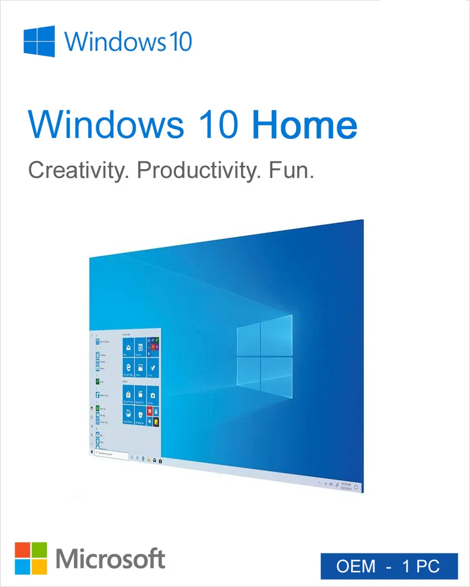 Лицензия Windows 10 Домашняя OEM – глобальная