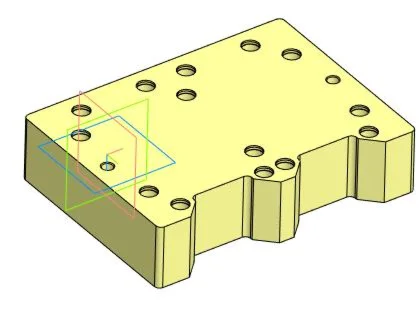 Drawing and 3D model of the part upper cradle US.03.00.